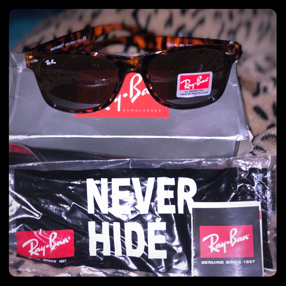 NEW RAYBAN WAYFAIR LARGE SIZE TORTOISE COLOR Unise